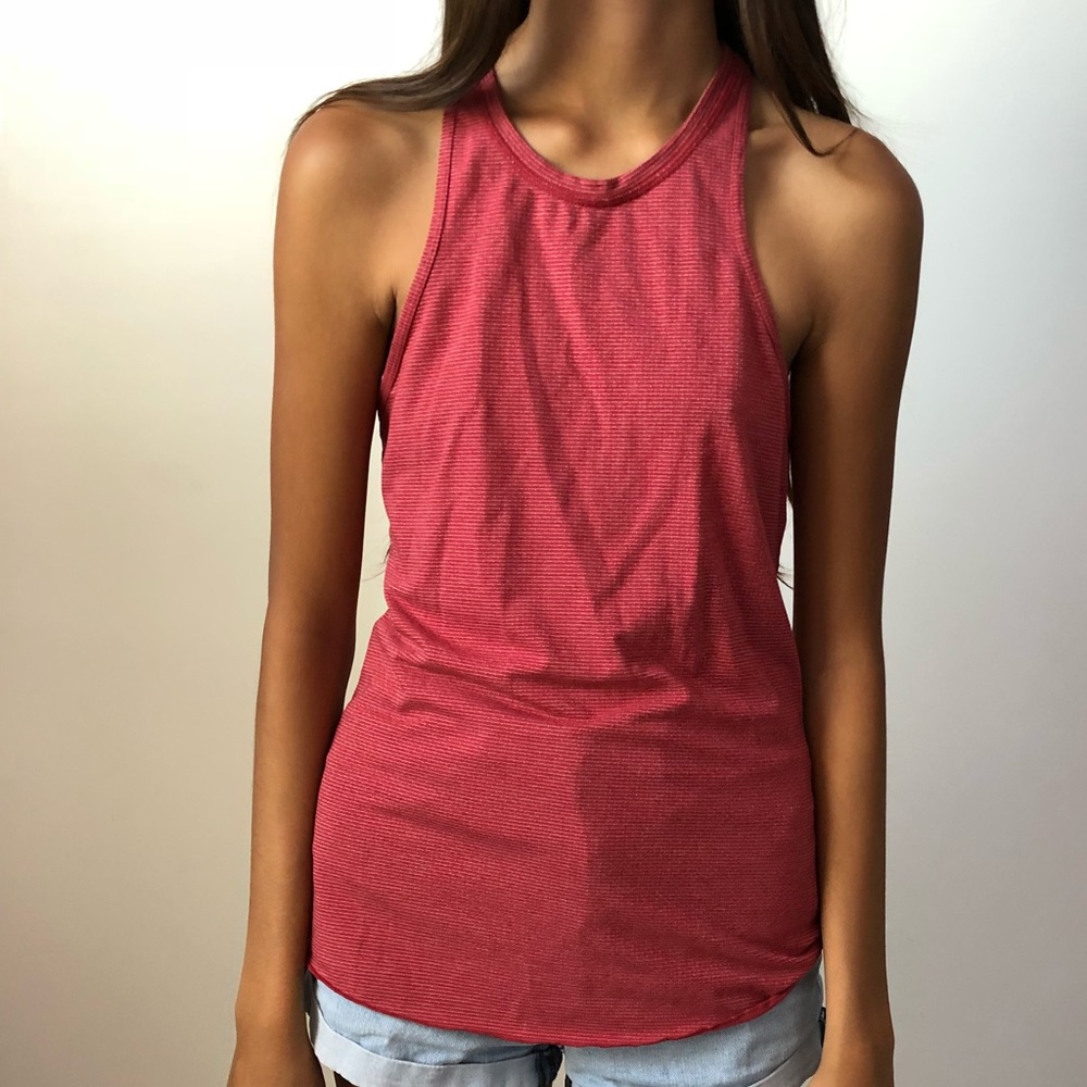 Manduka Koosha Yoga Red Tank Top